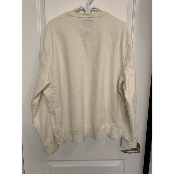 St. John’s Bay Crew Neck Sweater Men’s XXL Cream Ivory Classic Preppy Heritage - Picture 3 of 7